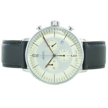 Laden Sie das Bild in den Galerie-Viewer, Aristo Herren Uhr Chronograph Edelstahl 4H177 Leder