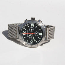 Laden Sie das Bild in den Galerie-Viewer, Aristo Herren Messerschmitt Uhr Chrono Fliegeruhr ME 5031M / 5031M