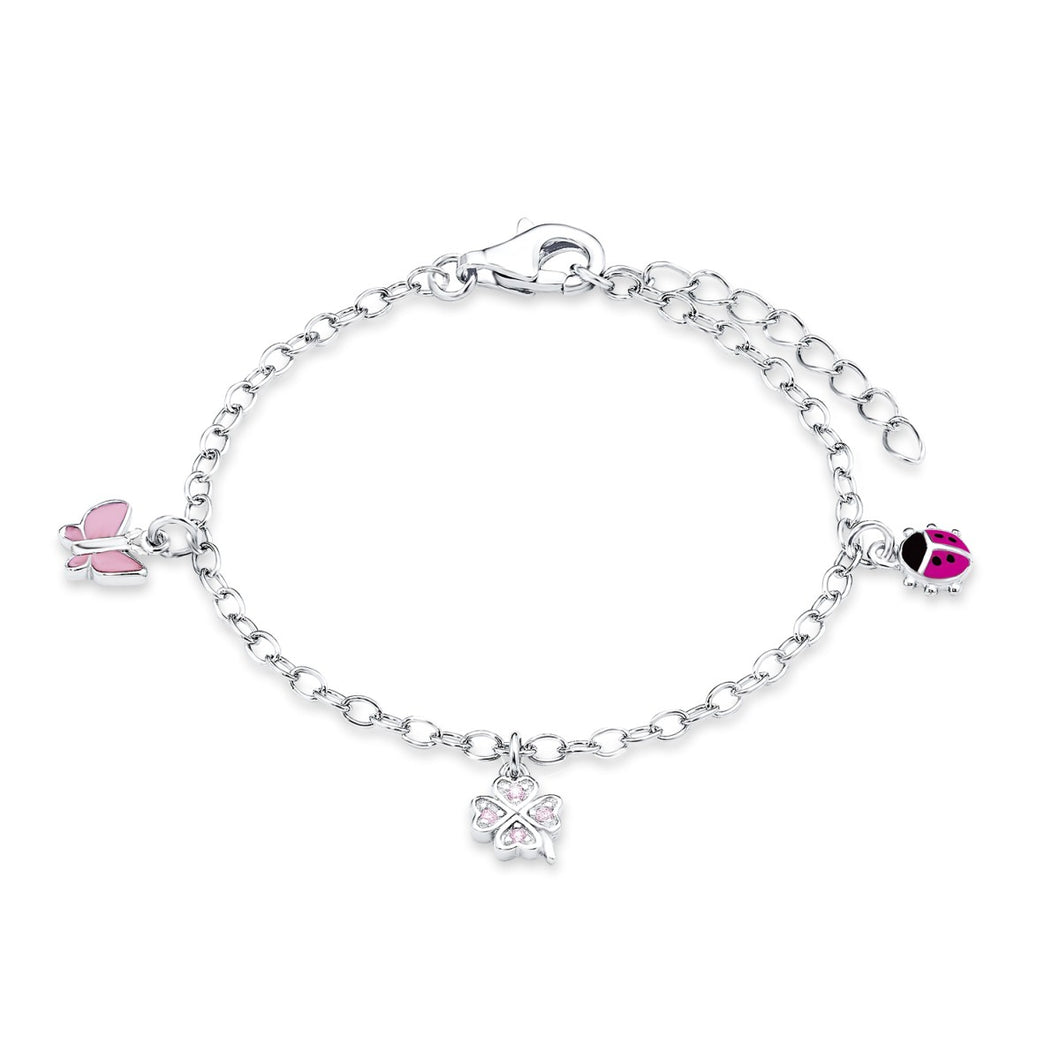 Prinzessin Lillifee Kinder Kids Armband Bettel-Armband Silber PLFS/50 - 9082414
