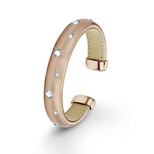 Laden Sie das Bild in den Galerie-Viewer, s.Oliver Jewel Damen Armreif Edelstahl IP Rose Leder SO1271/1 - 9110841