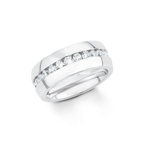 s.Oliver Jewel Damen Ring Silber Zirkonia Edelstahl SO1337