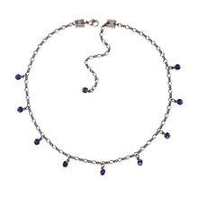 Laden Sie das Bild in den Galerie-Viewer, Konplott Kette Collier Tutui Collection lila tanzanite silber
