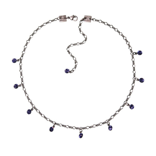 Konplott Kette Collier Tutui Collection lila tanzanite silber