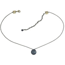 Laden Sie das Bild in den Galerie-Viewer, Konplott Halskette Collier Casino blau / grau antique silver