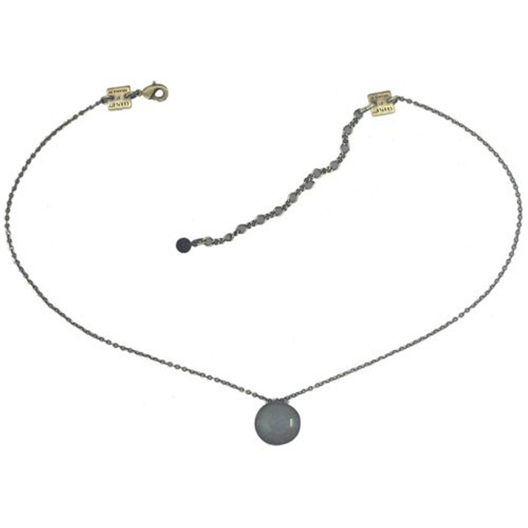 Konplott Halskette Collier Casino grau antique brass