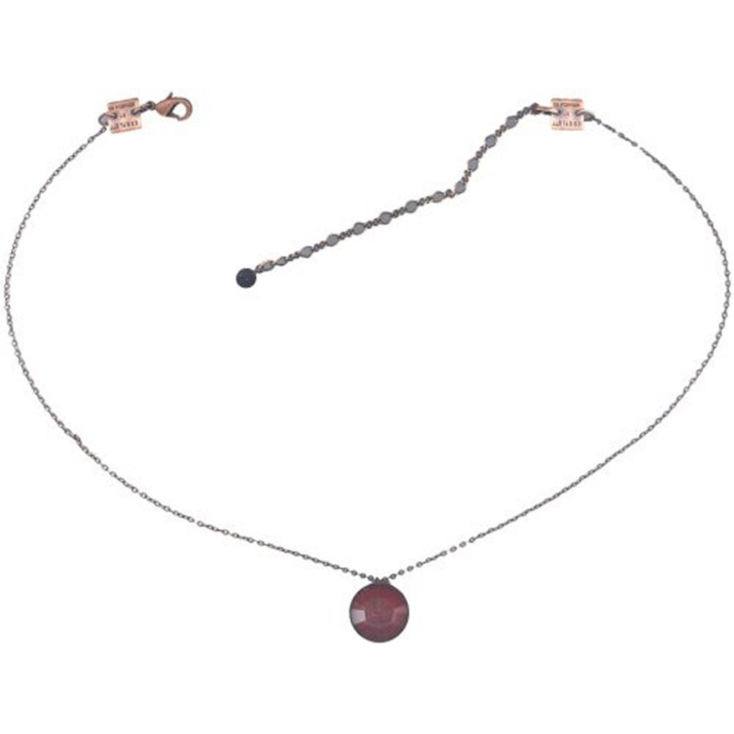 Konplott Halskette Collier Casino orange antique brass