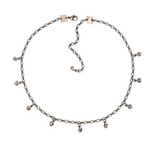 Laden Sie das Bild in den Galerie-Viewer, Konplott Kette Collier Tutui Collection weiß crystal silber