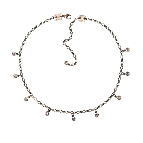 Konplott Kette Collier Tutui Collection weiß crystal silber