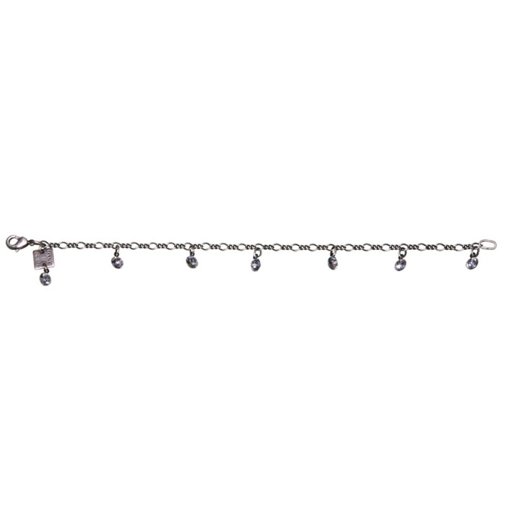 Konplott Armband Armkette Tutui Collection weiß crystal silber