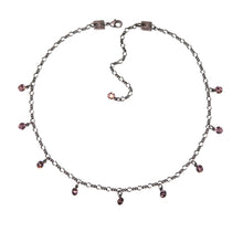 Laden Sie das Bild in den Galerie-Viewer, Konplott Kette Collier Tutui Collection pink vintage rose silber
