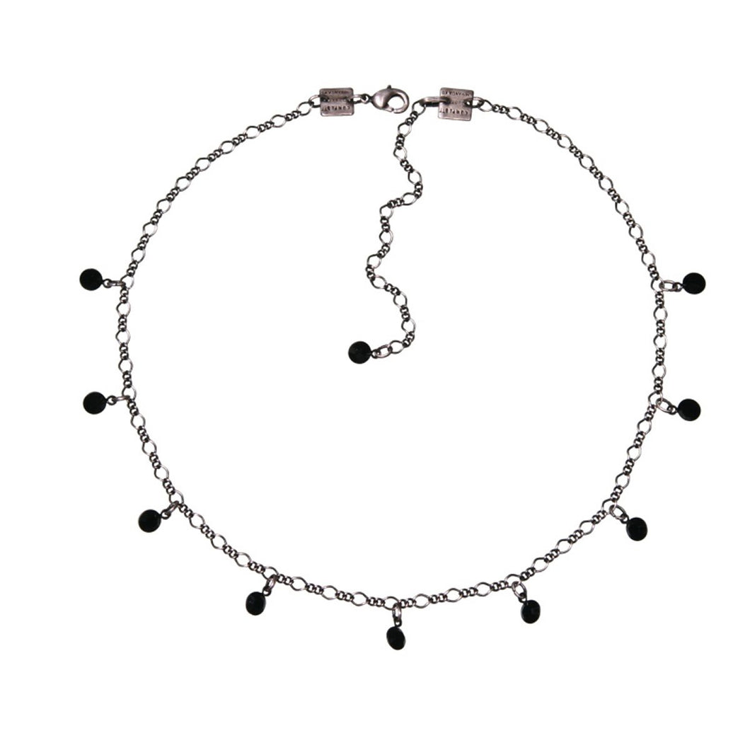 Konplott Kette Collier Tutui Collection black jet silber