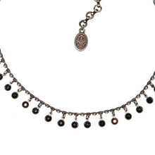 Laden Sie das Bild in den Galerie-Viewer, Konplott Halskette Collier Waterfalls black silber