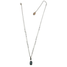 Laden Sie das Bild in den Galerie-Viewer, Konplott Halskette Collier Aladdin ovale Kugel türkis antique brass