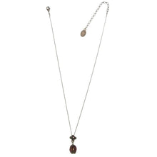 Laden Sie das Bild in den Galerie-Viewer, Konplott Halskette Collier Aladdin Kugel rot antique brass