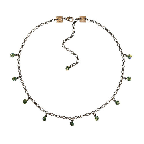 Konplott Kette Collier Tutui Collection grün peridot silber