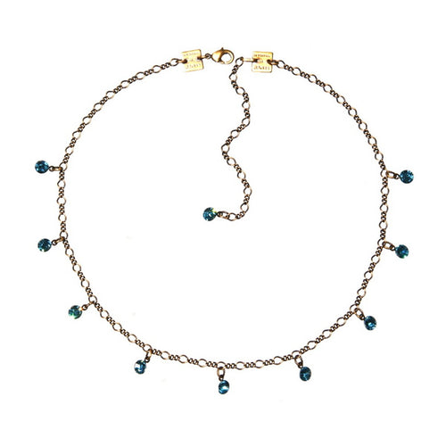 Konplott Kette Collier Tutui Collection türkis indicolite silber
