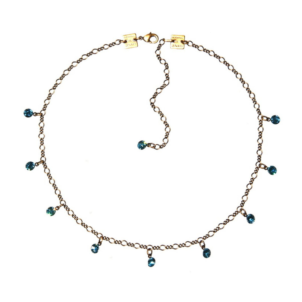 Konplott Kette Collier Tutui Collection türkis indicolite silber