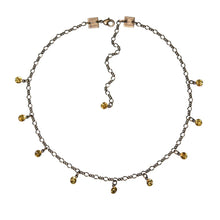 Laden Sie das Bild in den Galerie-Viewer, Konplott Kette Collier Tutui Collection hell gelb topaz silber