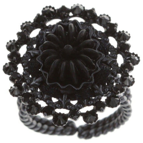 Konplott Ring Blood Bite Vampire black Dark