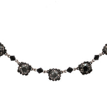 Laden Sie das Bild in den Galerie-Viewer, Konplott Kette Collier Byzantine schwarz antik silber
