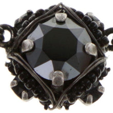 Laden Sie das Bild in den Galerie-Viewer, Konplott Kette Collier Byzantine schwarz antik silber