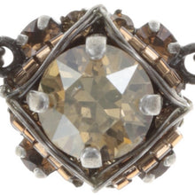 Laden Sie das Bild in den Galerie-Viewer, Konplott Kette Collier Byzantine beige antik silber