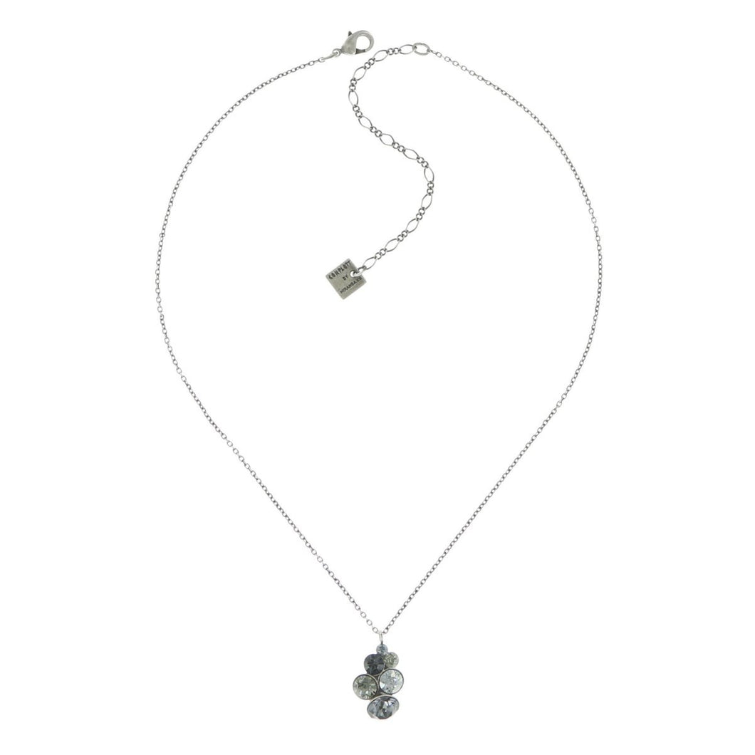 Konplott Kette Collier Petit Glamour grau silber