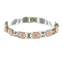 Laden Sie das Bild in den Galerie-Viewer, Konplott Armband Armkette Ovaly hell beige peach
