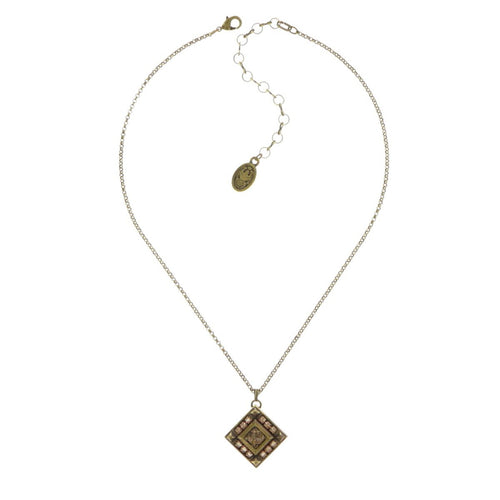 Konplott Kette Anhänger Collier Iceberg De Luxe beige