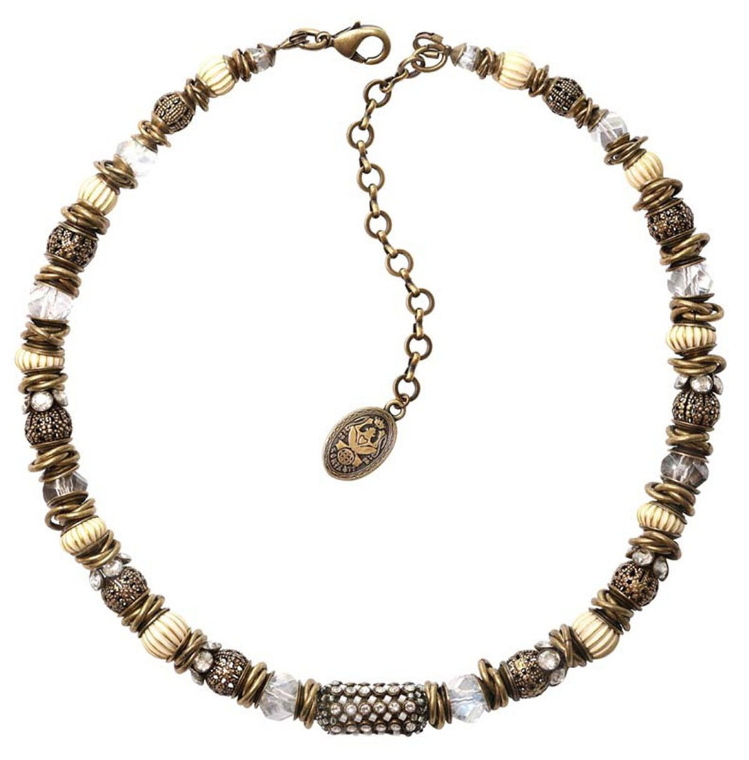 Konplott Halskette Collier Aladdin weiss