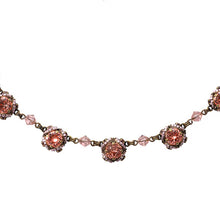 Laden Sie das Bild in den Galerie-Viewer, Konplott Kette Collier Byzantine orange / lila antik
