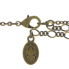 Laden Sie das Bild in den Galerie-Viewer, Konplott Kette Collier Byzantine orange / lila antik