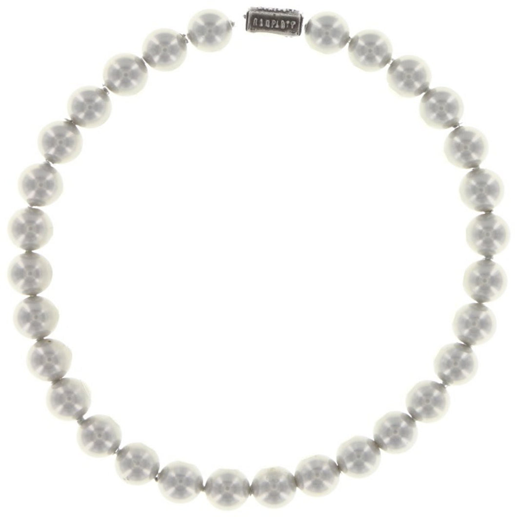 Konplott Armband Chameleon blau / braun Grau elastisch silber