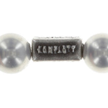 Laden Sie das Bild in den Galerie-Viewer, Konplott Armband Chameleon blau / braun Grau elastisch silber