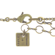 Laden Sie das Bild in den Galerie-Viewer, Konplott Kette Collier Chameleon blau / grün Schwarz antik