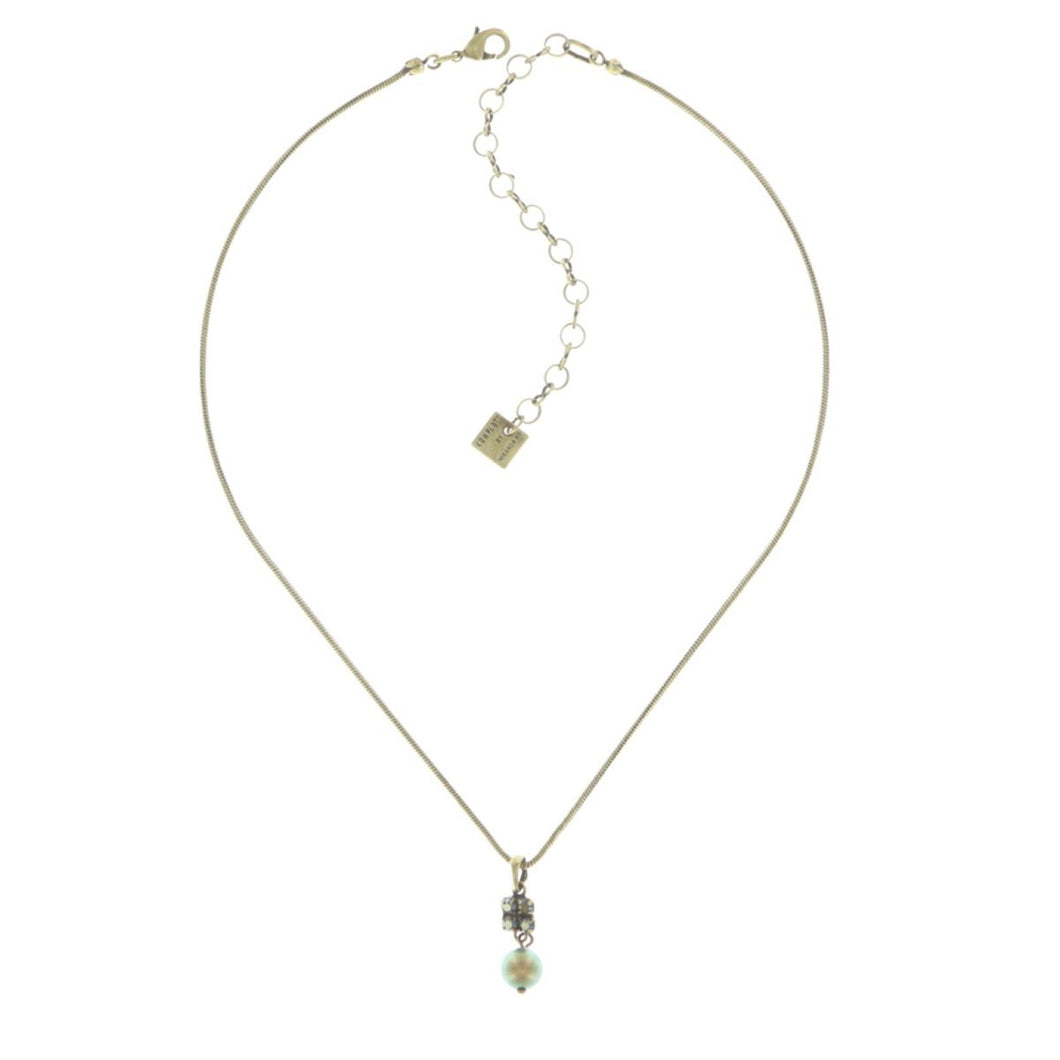 Konplott Kette Collier Chameleon blau / grün Grün antik