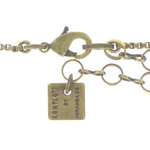 Laden Sie das Bild in den Galerie-Viewer, Konplott Kette Collier Chameleon blau / grün Braun antik