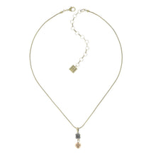 Laden Sie das Bild in den Galerie-Viewer, Konplott Kette Collier Chameleon blau / grün Braun antik