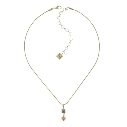 Konplott Kette Collier Chameleon blau / grün Braun antik