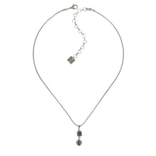 Laden Sie das Bild in den Galerie-Viewer, Konplott Kette Collier Chameleon blau / braun Grau antik silber