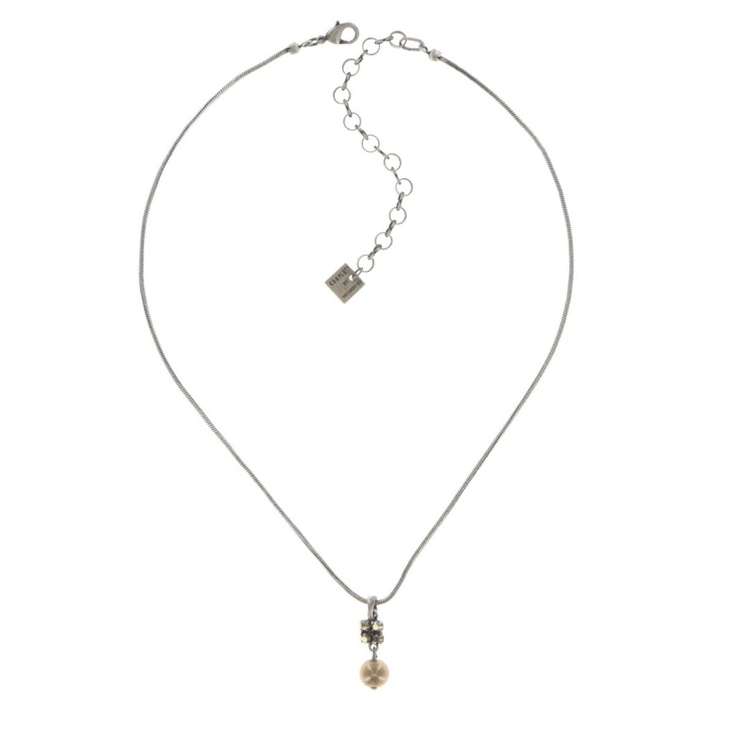 Konplott Kette Collier Chameleon blau / braun Braun antik