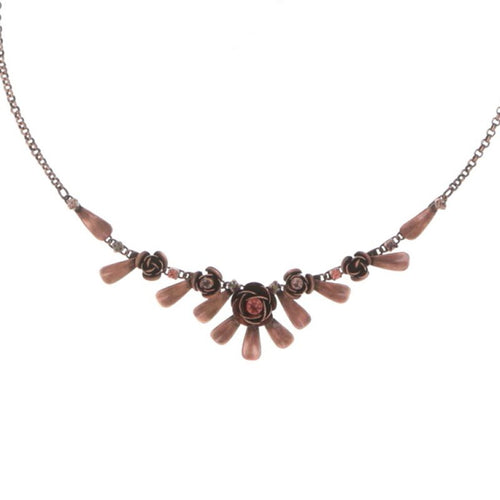 Konplott Kette collier In Honor of the Rose Rosé red