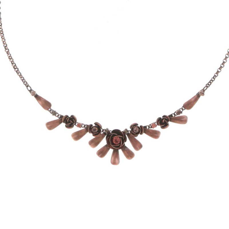 Konplott Kette collier In Honor of the Rose Rosé red