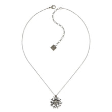 Laden Sie das Bild in den Galerie-Viewer, Konplott Halskette Collier Petit Four de Fleur black silber