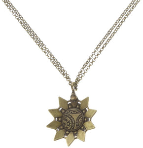 Konplott Kette Collier lang Arabic Nights schwarz / grün