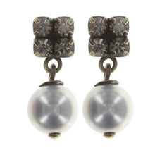 Laden Sie das Bild in den Galerie-Viewer, Konplott Ohrringe Ohrstecker Chameleon blau / grün Grau