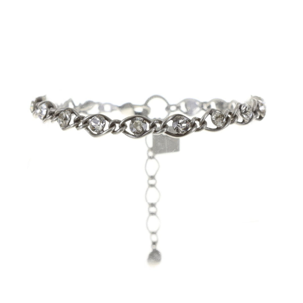 Konplott Armband Armkette Petit Four de Fleur white silber