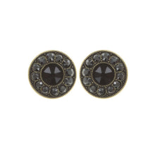 Laden Sie das Bild in den Galerie-Viewer, Konplott Ohrringe Ohrstecker Spell on You black