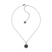 Laden Sie das Bild in den Galerie-Viewer, Konplott Halskette Collier Dutchess black crystal silver night silber