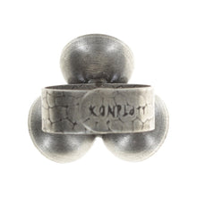 Laden Sie das Bild in den Galerie-Viewer, Konplott Ring Orchid Hybrid pink crystal vitrail silber